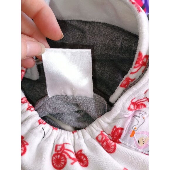 Kawaii Green‎ Baby Reusable Cloth Diaper Covers With Bicycle & Owl Prints - Picture 8 of 8